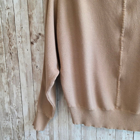 Women's Philosophy Sweater Size S Tan - Picture 6 of 8